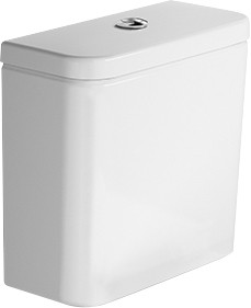 DuraStyle Basic Spülkasten für Anschluss unten links, 3/6 L