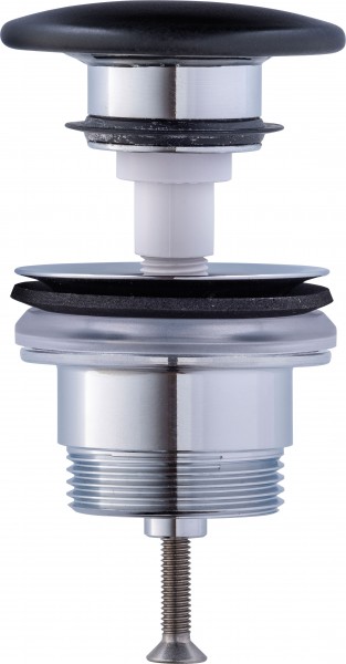 Push-open Ventil mit keramischer Ventilabdeckhaube Anthrazit matt